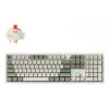 Mechanische Full-Size-Tastatur Keychron Q6 Max – Rote Schalter, weißes Gehäuse