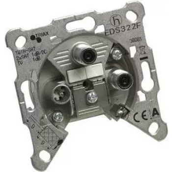 Triax Hirschmann EDS 322F - Ausgang - geeignet für Wandmontage - F-Stecker X 2, ICE-Connector (306141)