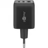 Goobay 64753 Charger for Mobile Devices Headphones - Smartphone - Tablet Schwarz AC Fast Charging Innenbereich (64753)