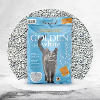 Klumpstreu aus Bentonit Golden Grau 7 kg, Lavendelduft, staubfrei, nicht haftend