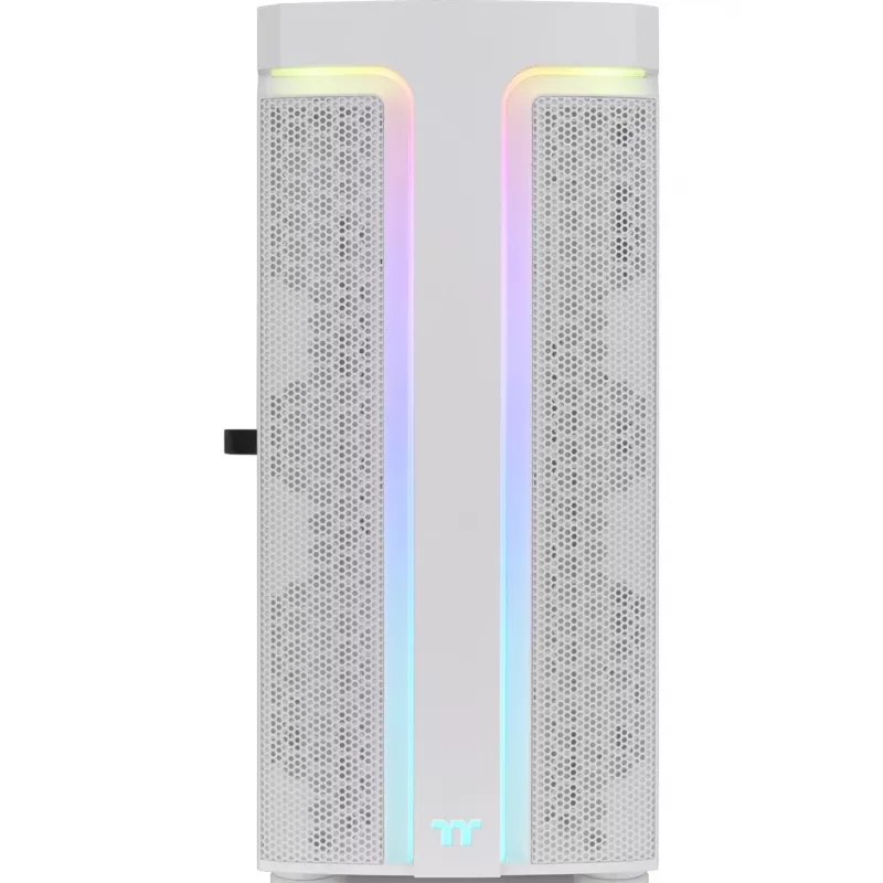Thermaltake H590 TG ARGB Snow Midi-Tower-Gehäuse, Weiß