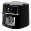 Adler AD 6318 Heißluftfritteuse, 8 l, 2500 W, LCD-Display, 9 Programme, Schwarz