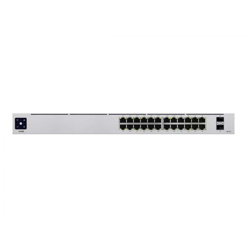 Ubiquiti UniFi 24-Port PoE Managed L2/L3 Gigabit Ethernet (10/100/1000) Power over Ethernet (PoE) 1U Silber