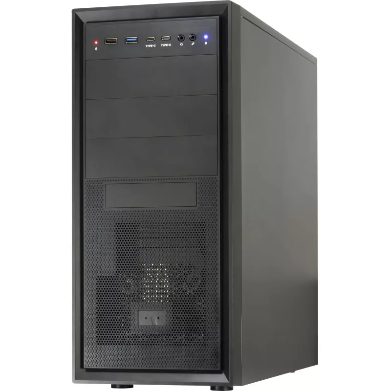 Computergehäuse Inter-Tech ATX IT-8862 Plaid, Farbe Schwarz