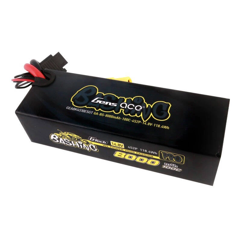 Gens ace 8000mAh 14.8V 100C 4S2P Lipo Akku Pack