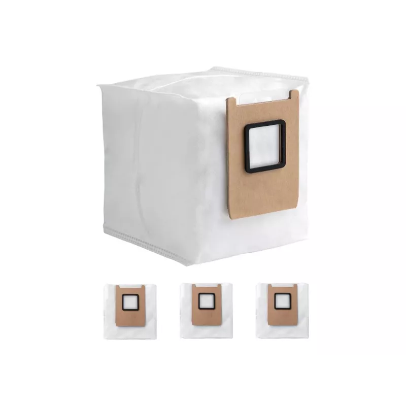 Staubbeutel für Eufy Saugroboter T29YQA20 — 3er-Pack, braun/weiß