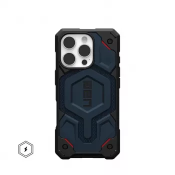 Urban Armor Gear Monarch Pro Kevlar Handyhülle 16 cm (6.3) Cover Schwarz, Blau