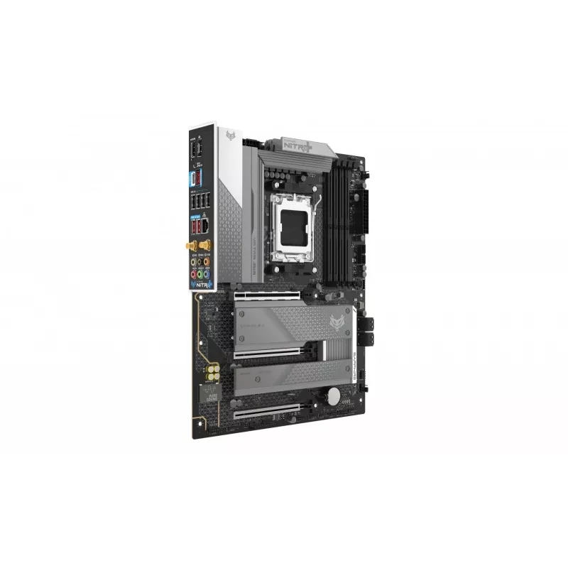 Motherboard Sapphire NITRO+ B850A WIFI 7 AMD B850 Sockel AM5 micro ATX, DDR5, 4 DIMM, 256GB, Wi‑Fi 7, 2.5GbE