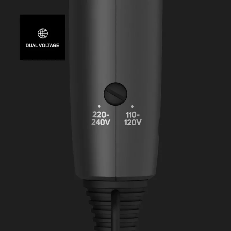 Haartrockner Taurus Studio Glow 1500 — 1400 W, 3 Heizstufen, 2 Geschwindigkeiten, faltbar, aufhängbar, schwarz