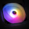 120mm ARGB-Lüfter BitsPower Notos — weiß, Modell BPTA-FX1812NTWH-1