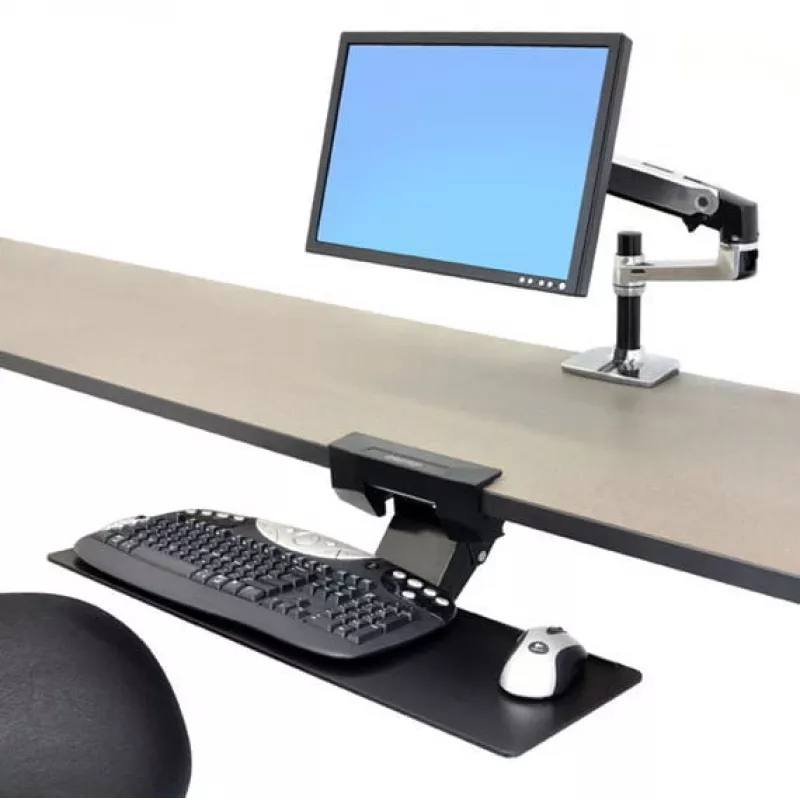 Untertisch-Tastaturarm Ergotron Neo-Flex 97-582-009 Schwarz