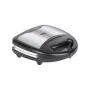 Sandwich Maker Teesa TSA3221 800 W Schwarz Edelstahl