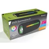 Tragbarer Stereo-Lautsprecher TRACER Stripe Schwarz — 10 W RMS, Bluetooth/kabelgebunden, USB-A & USB-C, MicroSD, integrierter Akku (bis zu 5 h)