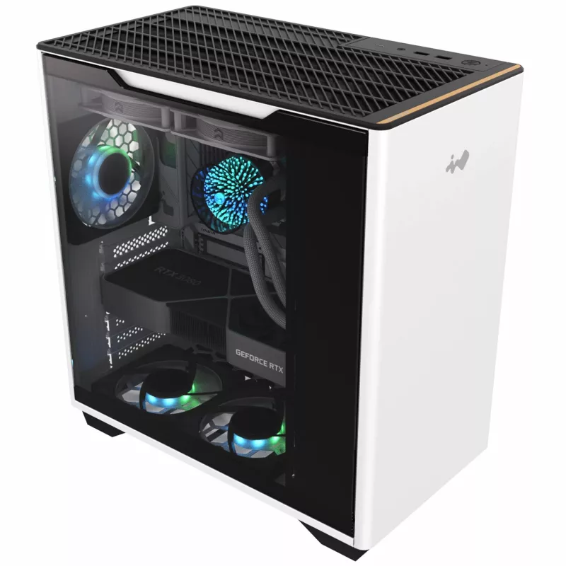 InWin A5 Midi-Tower Tempered Glass – weiß