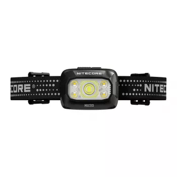 Stirnlampe Nitecore NU30 — kompakte, tragbare LED-Stirnlampe, bis zu 500 Lumen, mehrere Leistungsstufen, Rotlichtmodus