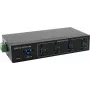 USB 3.2 Hub Exsys EX-11224HMVS — 4-Port Gen1 Hub mit USB-Kabel und Hutschienen-Montageset