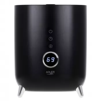 Adler | AD 7972 | Luftbefeuchter | 23 W | Wassertankkapazität 4 L | Geeignet für Räume bis 35 m² | Ultraschall | Befeuchtungsleistung 150-300 ml/h | Schwarz