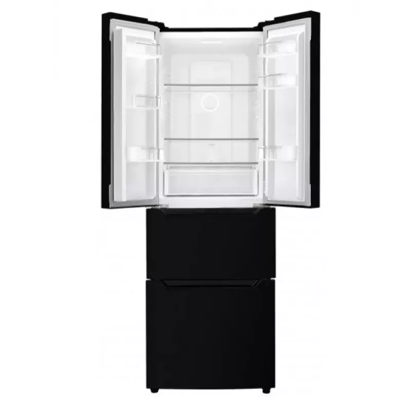 French-Door-Kühl-Gefrierkombination Sam Cook PSC-WG-1020AA/B 351 l, Energieeffizienzklasse E, schwarz
