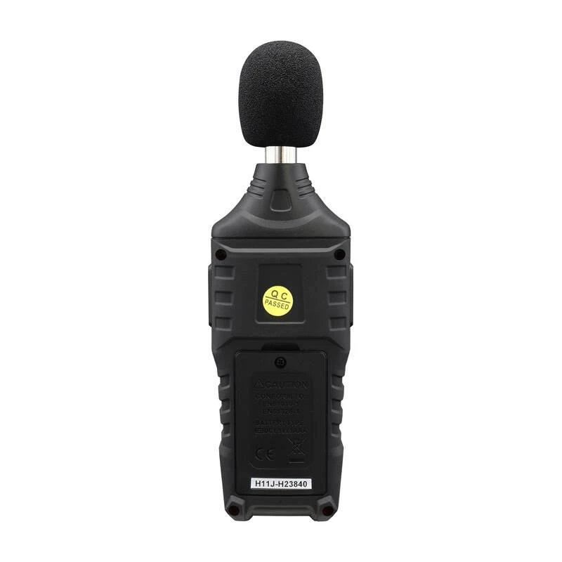 Digitales Dezibel-Messgerät Habotest HT622B — Schallpegelmesser mit A/C-Bewertung, USB-Schnittstelle