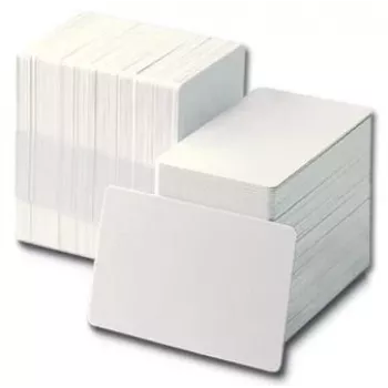 Plastikkarten Packung 500 Stück, Evolis C4501, weiß CR80 PVC Kreditkartengröße