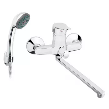 Badarmatur FERRO DECO BDC55AC CHR — Einhebel-Badewannenarmatur, Chrom