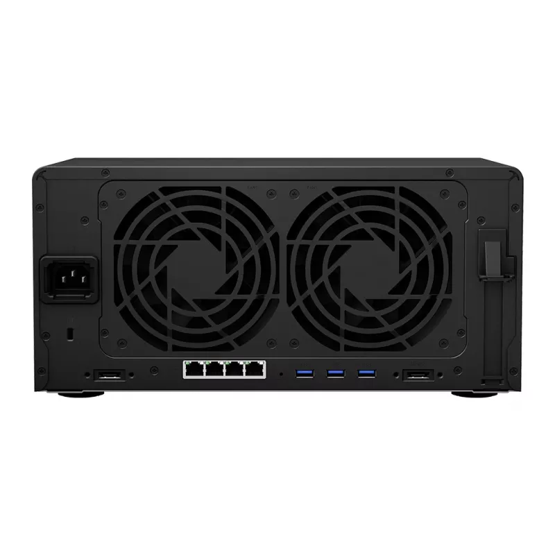 Synology DiskStation DS1821+ NAS/Speicherserver Tower Ryzen Embedded V1500B 4 GB DDR4 0 TB DiskStation Manager Schwarz