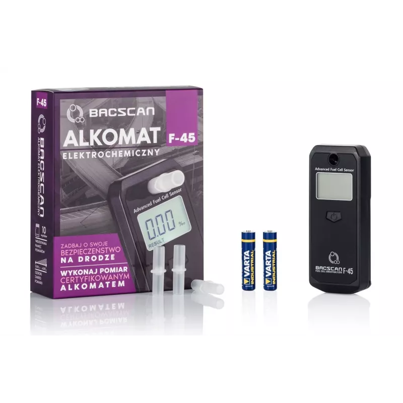 BACscan F-45 Alkoholtester 0 - 4% Schwarz