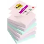 3M R330-6SS-SOUL Haftnotizen quadratisch Grün - Pink - Violett 90 Blatt (R330-6SS-SOUL)
