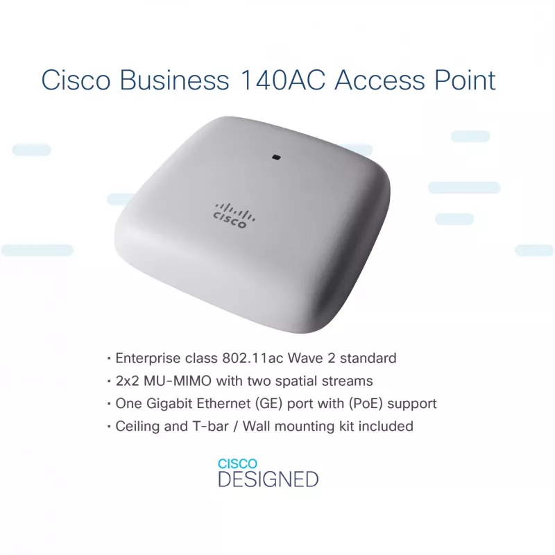 Business 140AC - Access Point - Wi-Fi 5 - 2,4 GHz, 5 GHz (3er-Packung)