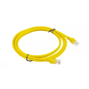 PATCHCORD Cat.5E UTP 2M Gelb FLUKE PASSED LANBERG 10-PACK