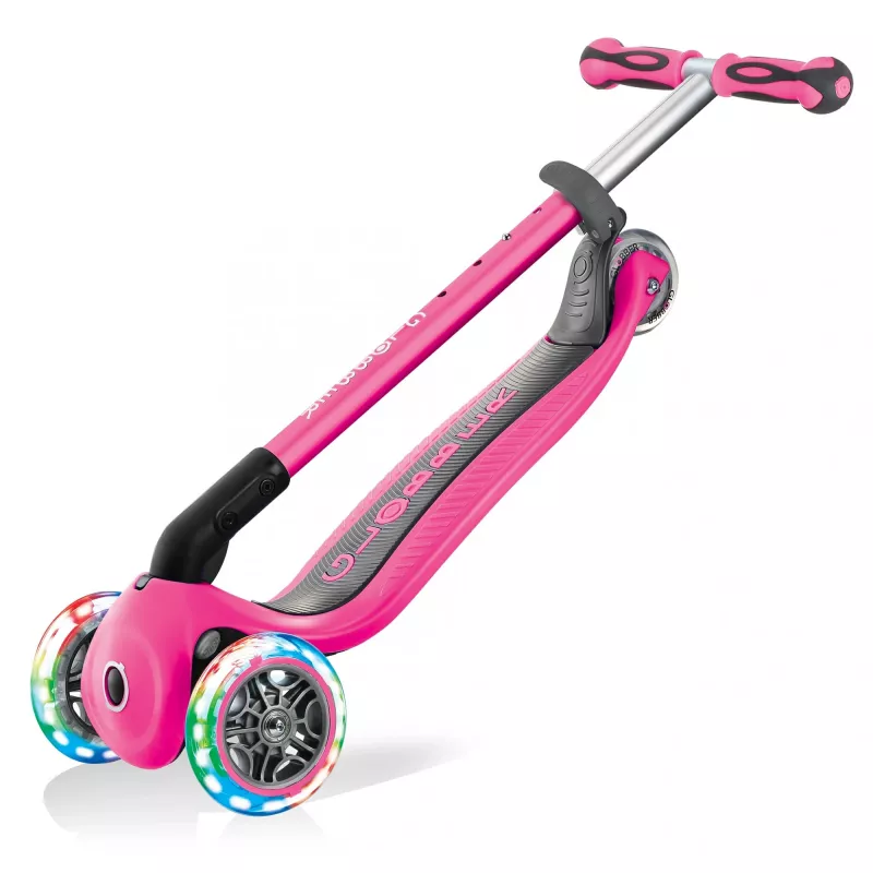 Globber | Roller | Pink | Scooter Go Up Deluxe Lights