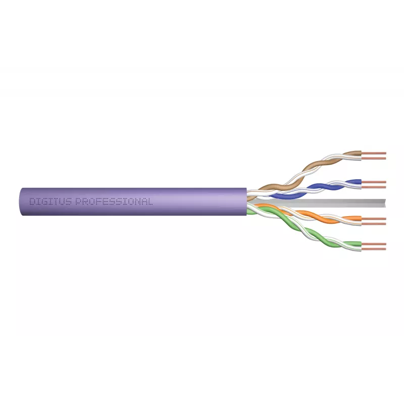 DIGITUS - Bulk-Kabel - 100,0 m - UTP - CAT 6 - Violett (DK-1613-VH.1)