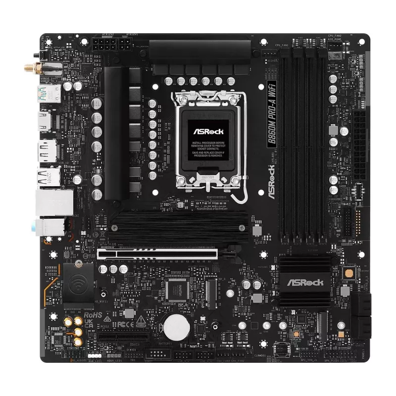 ASRock B860M Pro-A WiFi Micro-ATX Motherboard