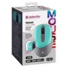 Kabellose Maus DEFENDER Silent Click C Mint 52294 — beidhändig, 1600 DPI, 2,4 GHz Nano-USB