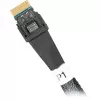 Icy Dock Kabel MCIO 8i SFF-TA-1016 auf 2x SlimSAS SFF-8654 4i Kabel 0,5 m – Kabel (MB310L-B)