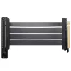 PHANTEKS PCI-E 4.0 x16 Riser Flat Line Kabel, 90 Grad, 22 cm - Schwarz