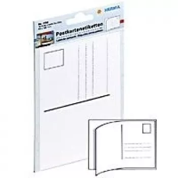 Postkartenetiketten HERMA 7758 95 x 145 mm weiß 10 Stück