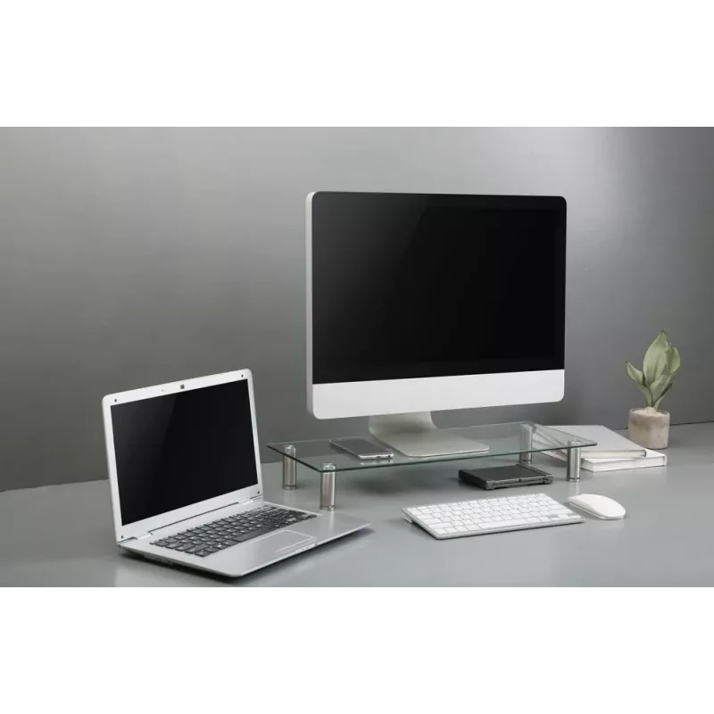 GEMBIRD Gläserner Monitorständer Größe M