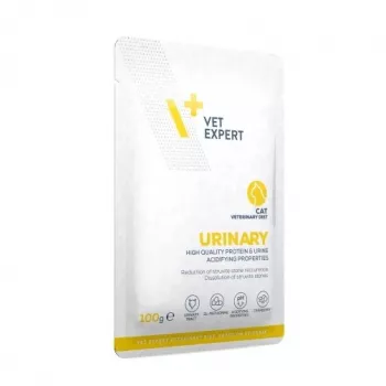 Feuchte Veterinärdiät für Katzen VETEXPERT Urinary, Geflügel, Beutel 100 g, adult, zucker- und konservierungsstofffrei