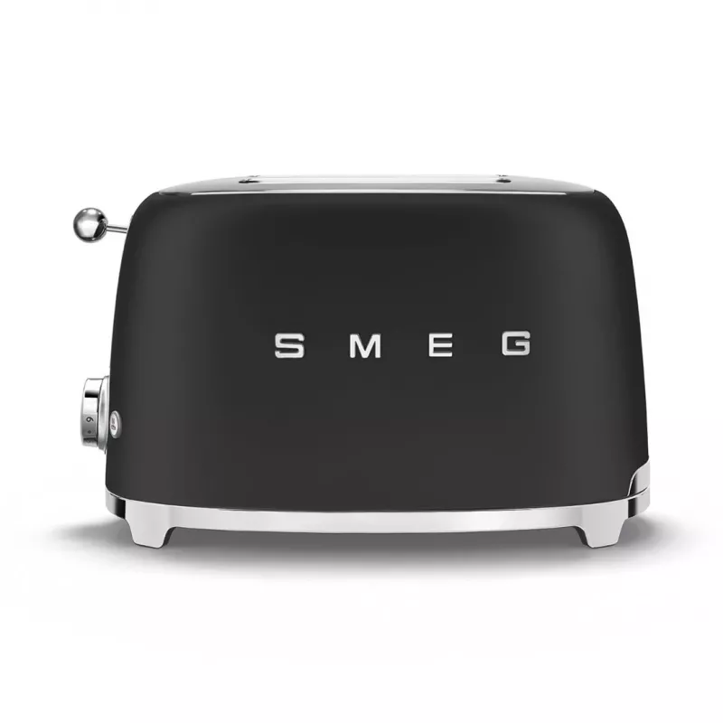 Toaster Smeg 50's Style TSF01BLMEU 2 Scheiben Schwarz Edelstahl