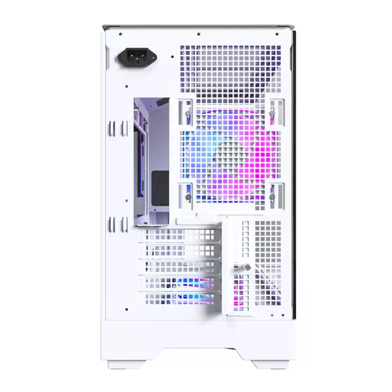 PC-Gehäuse Montech KING 15 PRO Weiß — Micro ATX / Mini-ITX, Midi Tower