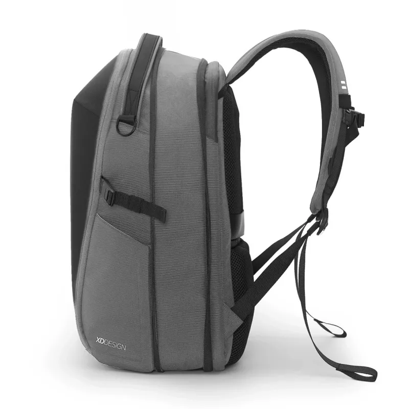 Backpack XDDESIGN Bizz Grau P705.932 – wasserabweisender, leichter City-Rucksack