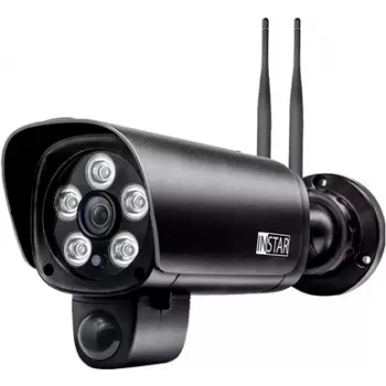 IP-Kamera Instar IN-9808 4K schwarz mit Nachtsicht und Bewegungserkennung
