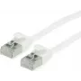 ROLINE Green – Patchkabel – RJ-45 (M) auf RJ-45 (M) – 15 cm – 3,6 mm – U/FTP – CAT 6a – halogenfrei, vergossen, rastnasenschutz, Litzenleiter – Weiß, RAL 9003 (21.44.1698)