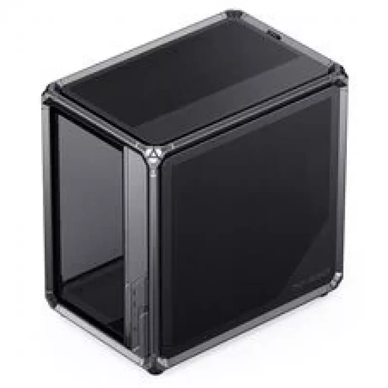 Jonsbo X400 Pro ATX Midi-Tower PC-Gehäuse mit Tempered-Glas-Seitenteil, Grau