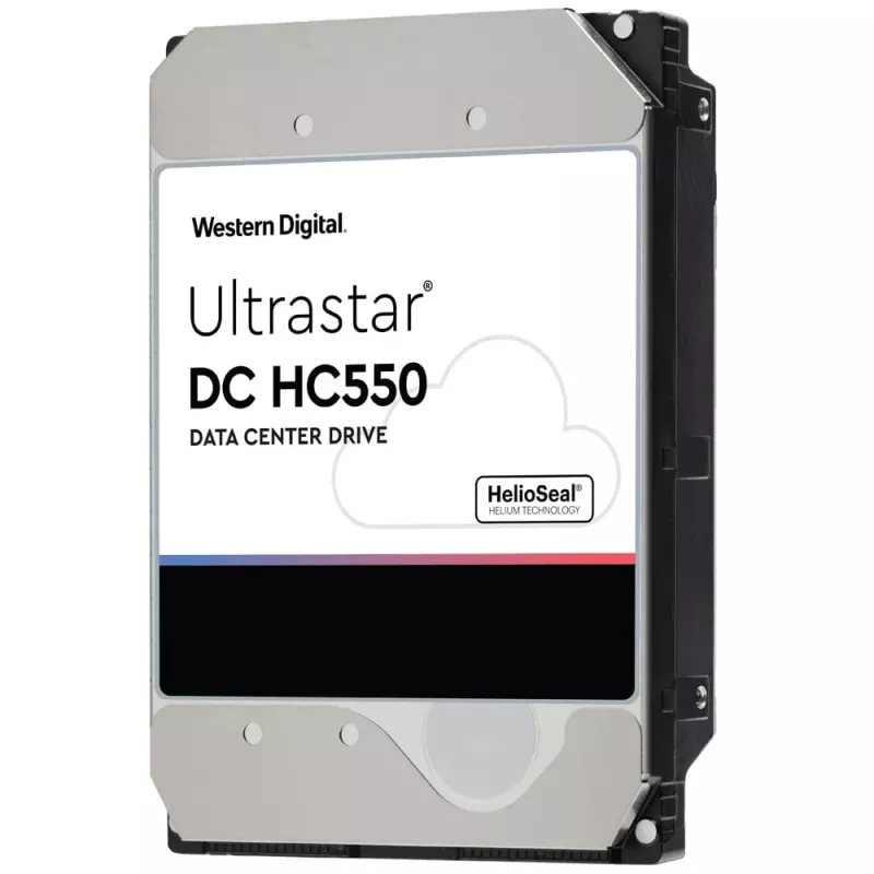 Western Digital Ultrastar DC HC550 18 TB 3,5 Zoll SAS 12 Gb/s Enterprise-Festplatte (HDD), 7200 U/min, 512 MB (0F38353 / WUH721818AL5204)