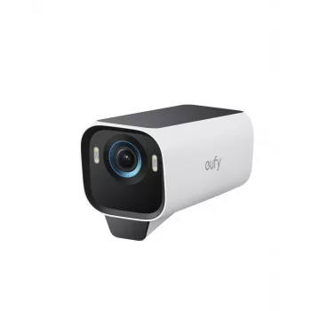 Outdoor Bullet IP Überwachungskamera Anker Eufy S3 Pro — 4K (3840×2160), 135° Sichtfeld, Wandmontage, Kabelgebunden & Kabellos