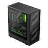 Gamemax Gehäuse | AERIS 330 MB | Schwarz | Mini-Tower | Netzteil nicht enthalten