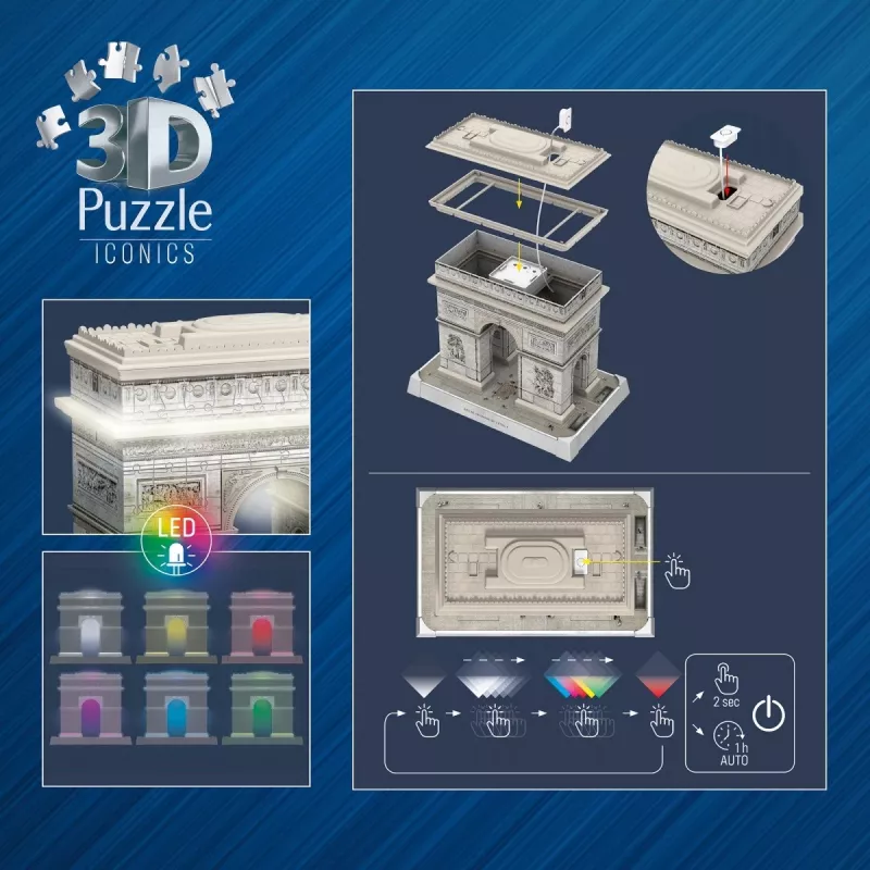 3D-Puzzle Ravensburger 12008029 Gebäude 269 mm x 239 mm