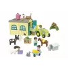 Set mit Figuren Bauernhof-Abenteuer mit Traktor, Anhänger und Tieren